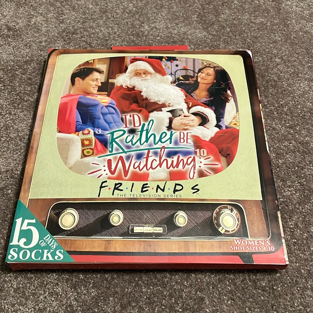 New Friends advent sock calendar 15 pairs